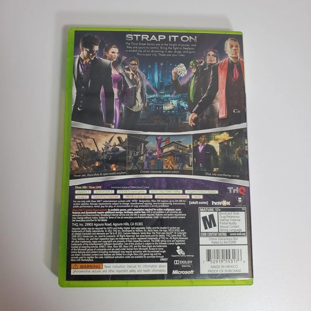 Saints Row: The Third -‎ Microsoft Xbox 360